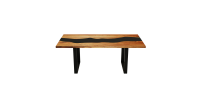 ZEN-19-RIV-BL Acacia Dining Table (1.5")